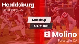 Matchup: Healdsburg High vs. El Molino  2018