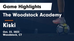 The Woodstock Academy vs Kiski  Game Highlights - Oct. 22, 2023