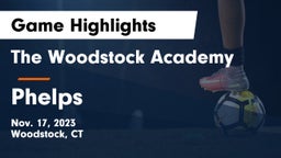 The Woodstock Academy vs Phelps Game Highlights - Nov. 17, 2023