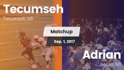 Matchup: Tecumseh  vs. Adrian  2017