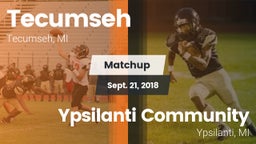 Matchup: Tecumseh  vs. Ypsilanti Community  2018