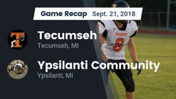 Recap: Tecumseh  vs. Ypsilanti Community  2018