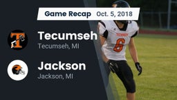 Recap: Tecumseh  vs. Jackson  2018