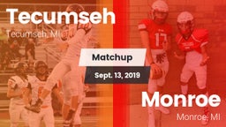 Matchup: Tecumseh  vs. Monroe  2019