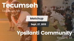 Matchup: Tecumseh  vs. Ypsilanti Community  2019