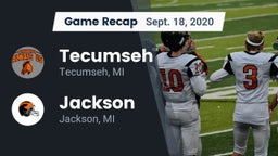 Recap: Tecumseh  vs. Jackson  2020