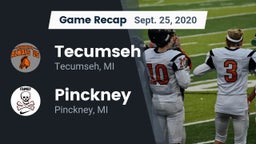Recap: Tecumseh  vs. Pinckney  2020