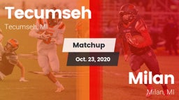 Matchup: Tecumseh  vs. Milan  2020
