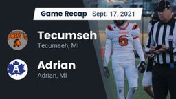 Recap: Tecumseh  vs. Adrian  2021