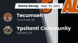 Recap: Tecumseh  vs. Ypsilanti Community  2022