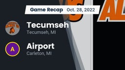 Recap: Tecumseh  vs. Airport  2022