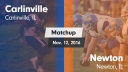 Matchup: Carlinville High vs. Newton  2016