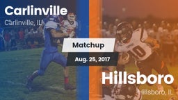 Matchup: Carlinville High vs. Hillsboro  2017