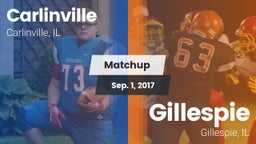 Matchup: Carlinville High vs. Gillespie  2017