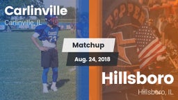 Matchup: Carlinville High vs. Hillsboro  2018
