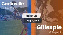 Matchup: Carlinville High vs. Gillespie  2018