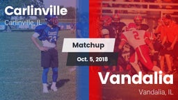Matchup: Carlinville High vs. Vandalia  2018