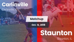 Matchup: Carlinville High vs. Staunton  2018