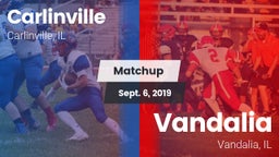 Matchup: Carlinville High vs. Vandalia  2019