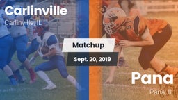 Matchup: Carlinville High vs. Pana  2019