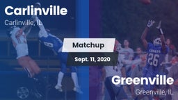 Matchup: Carlinville High vs. Greenville  2020