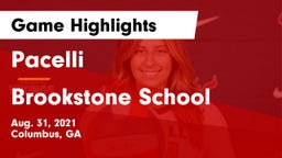 Pacelli  vs Brookstone School Game Highlights - Aug. 31, 2021