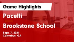 Pacelli  vs Brookstone School Game Highlights - Sept. 7, 2021