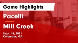 Pacelli  vs Mill Creek  Game Highlights - Sept. 18, 2021