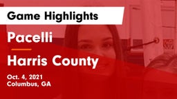Pacelli  vs Harris County  Game Highlights - Oct. 4, 2021