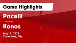 Pacelli  vs Konos Game Highlights - Aug. 9, 2022