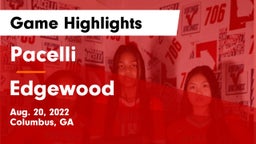 Pacelli  vs Edgewood Game Highlights - Aug. 20, 2022