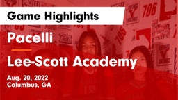 Pacelli  vs Lee-Scott Academy Game Highlights - Aug. 20, 2022