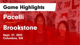 Pacelli  vs Brookstone Game Highlights - Sept. 27, 2022