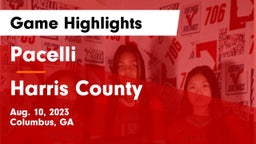 Pacelli  vs Harris County Game Highlights - Aug. 10, 2023
