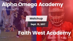 Matchup: Alpha Omega Academy vs. Faith West Academy  2017