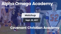 Matchup: Alpha Omega Academy vs. Covenant Christian Academy 2017