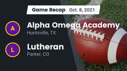 Recap: Alpha Omega Academy  vs. Lutheran  2021
