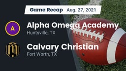 Recap: Alpha Omega Academy  vs. Calvary Christian  2021