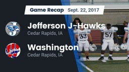 Recap: Jefferson  J-Hawks vs. Washington  2017