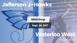 Matchup: Jefferson High vs. Waterloo West  2017