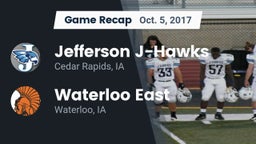 Recap: Jefferson  J-Hawks vs. Waterloo East  2017
