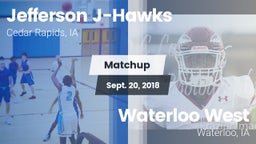 Matchup: Jefferson High vs. Waterloo West  2018