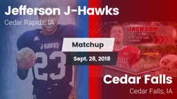 Matchup: Jefferson High vs. Cedar Falls  2018