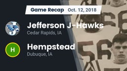 Recap: Jefferson  J-Hawks vs. Hempstead  2018