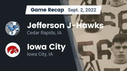 Recap: Jefferson  J-Hawks vs. Iowa City  2022