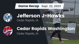 Recap: Jefferson  J-Hawks vs. Cedar Rapids Washington  2023