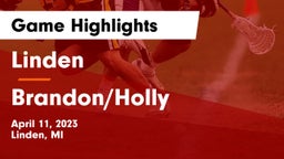 Linden  vs Brandon/Holly Game Highlights - April 11, 2023
