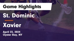 St. Dominic  vs Xavier  Game Highlights - April 23, 2024