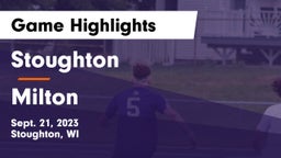 Stoughton  vs Milton  Game Highlights - Sept. 21, 2023