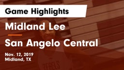 Midland Lee  vs San Angelo Central  Game Highlights - Nov. 12, 2019